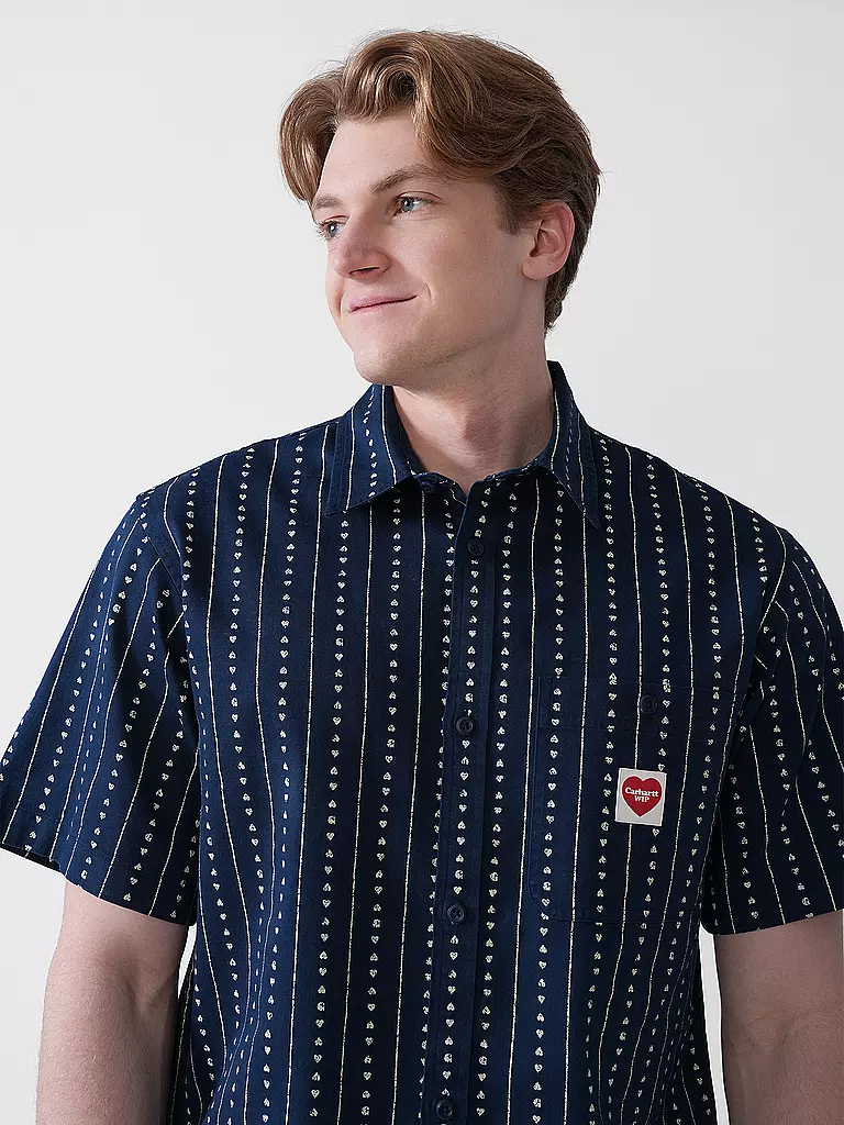 CARHARTT WIP | Hemd Regular Fit DREWE  | dunkelblau