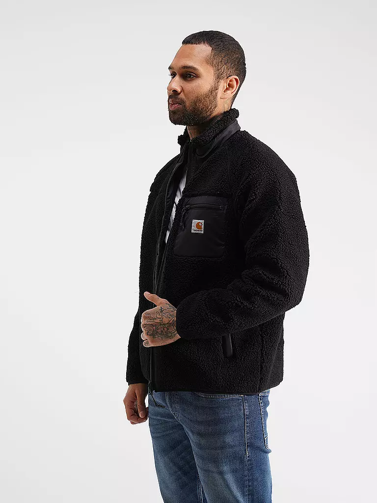 CARHARTT WIP | Jacke in Felloptik PRENTIS LINER | schwarz