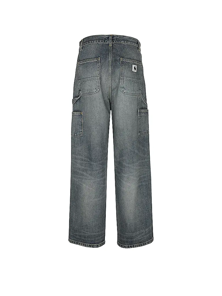 CARHARTT WIP | Jeans Balloon Fit BRANDON SINGLE KNEE PANT | Dunkelblau