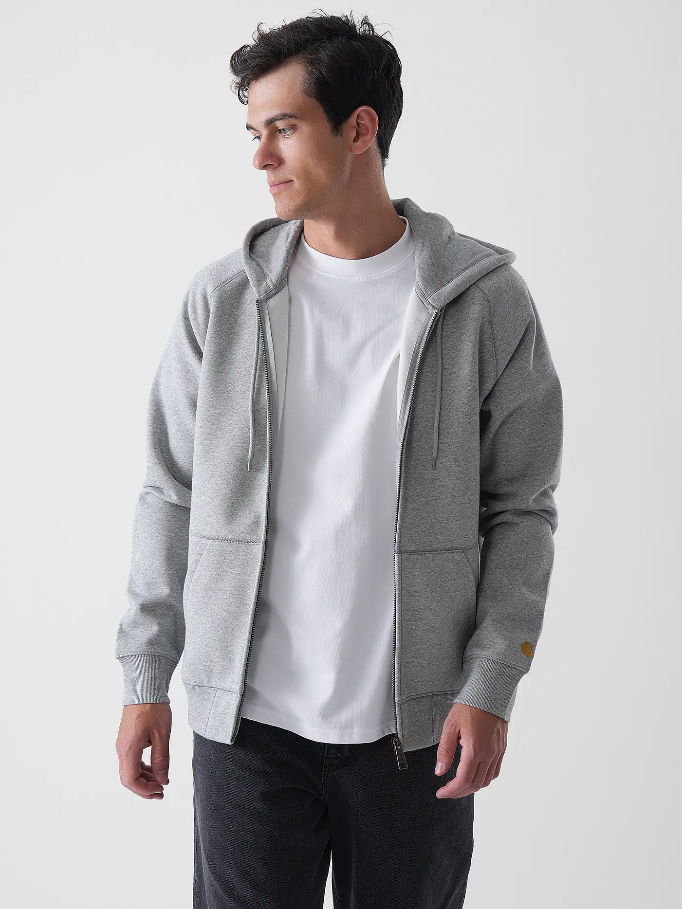 CARHARTT WIP | Sweatjacke CHASE | grau