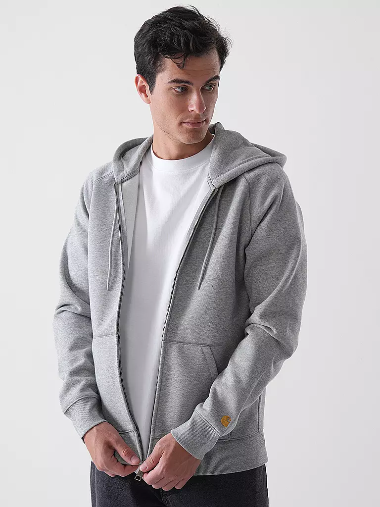 CARHARTT WIP | Sweatjacke CHASE | grau