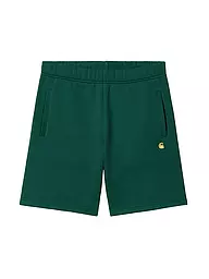 CARHARTT WIP | Sweatshorts CHASE | dunkelgrün