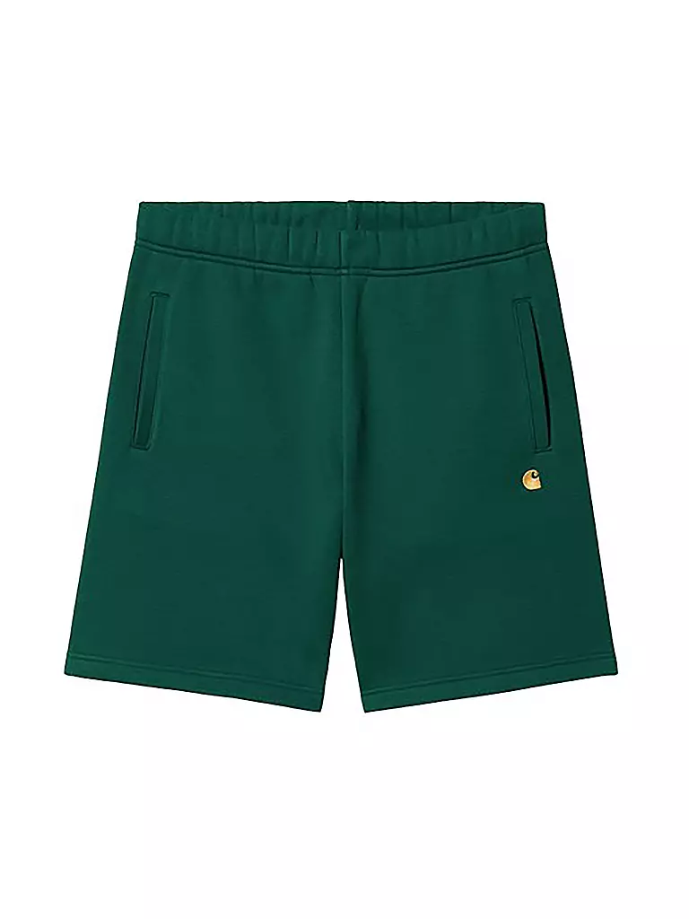 CARHARTT WIP | Sweatshorts CHASE | dunkelgrün