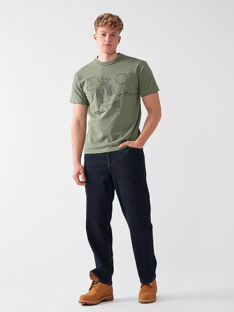 CARHARTT WIP | T-Shirt  | dunkelgrün