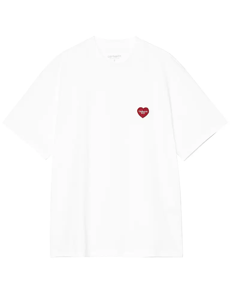 CARHARTT WIP | T-Shirt HEART PATCH  | Weiss