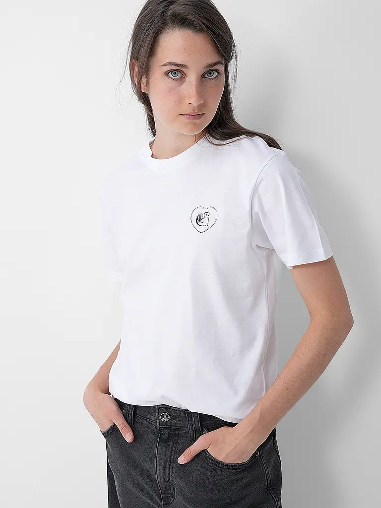 CARHARTT WIP | T-Shirt HEARTS OF HARTTS  | weiss