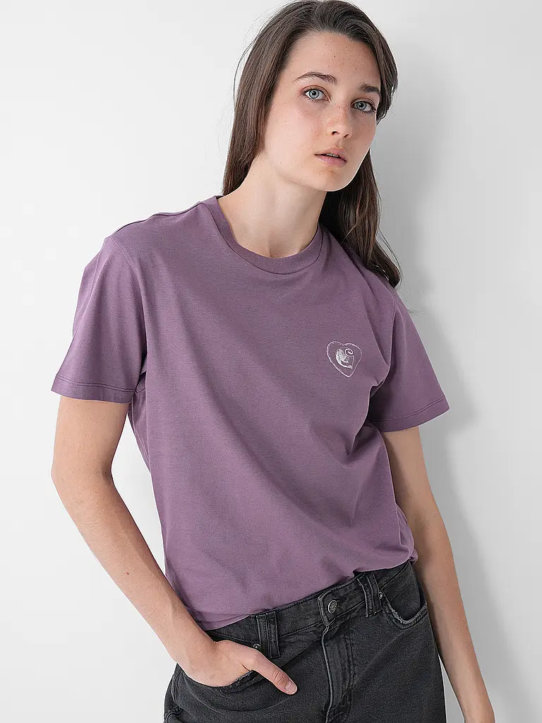 CARHARTT WIP | T-Shirt HEARTS OF HARTTS  | lila