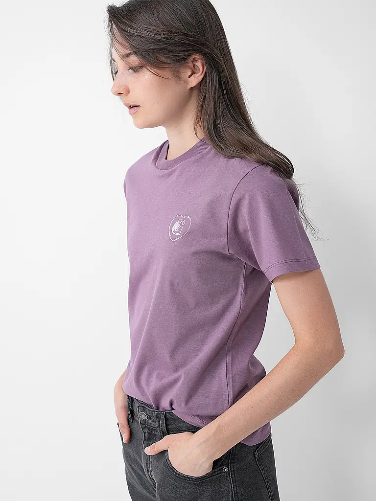 CARHARTT WIP | T-Shirt HEARTS OF HARTTS  | lila