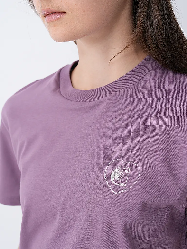CARHARTT WIP | T-Shirt HEARTS OF HARTTS  | lila