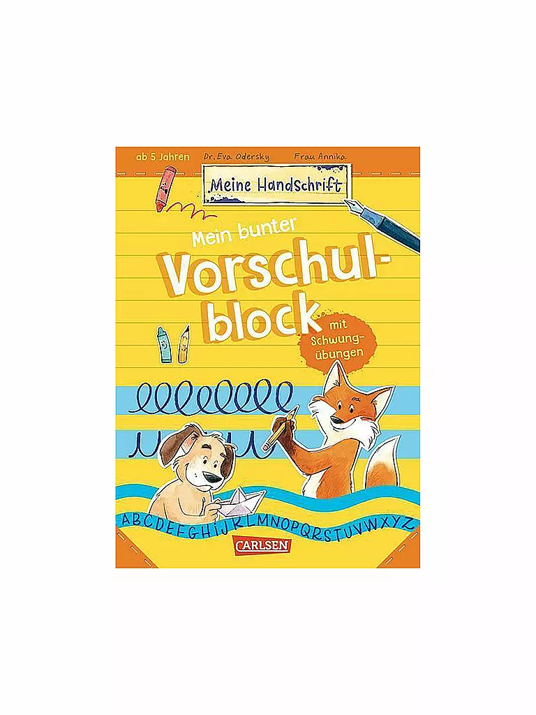 CARLSEN VERLAG | Mein bunter Vorschulblock mit Schwungübungen | keine Farbe