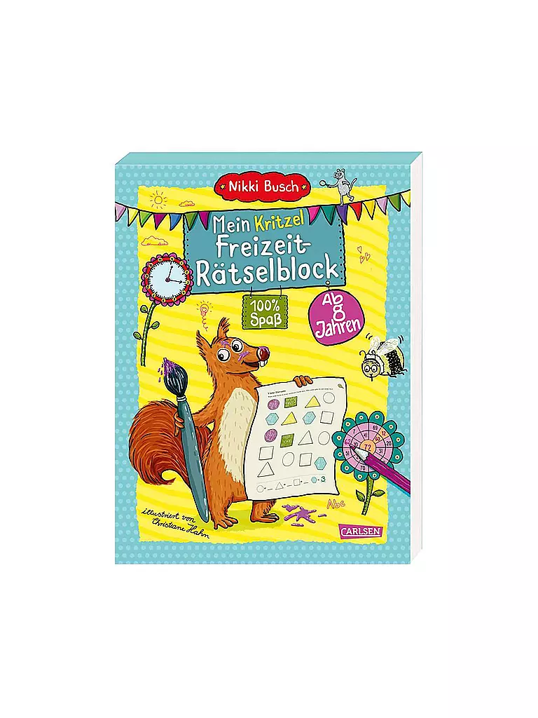 CARLSEN VERLAG | Mein großer Freizeit Kritzel- und Rätselblock | keine Farbe