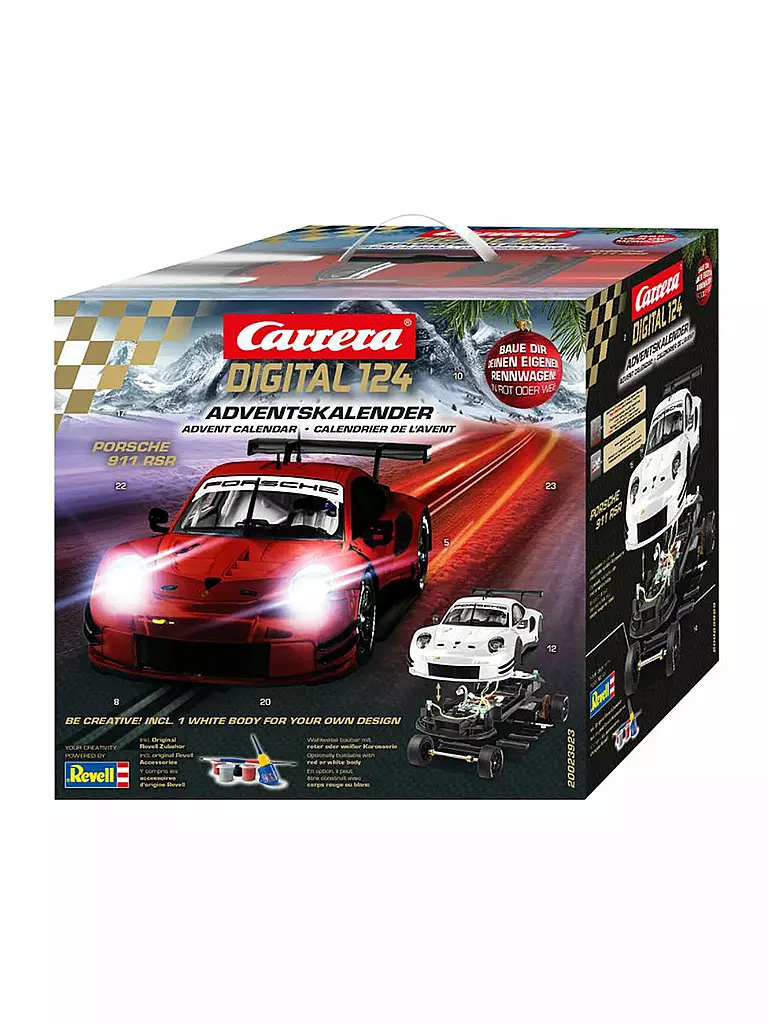 CARRERA | Digital 124 - Adventskalender Porsche 911 RSR Bausatz | keine Farbe