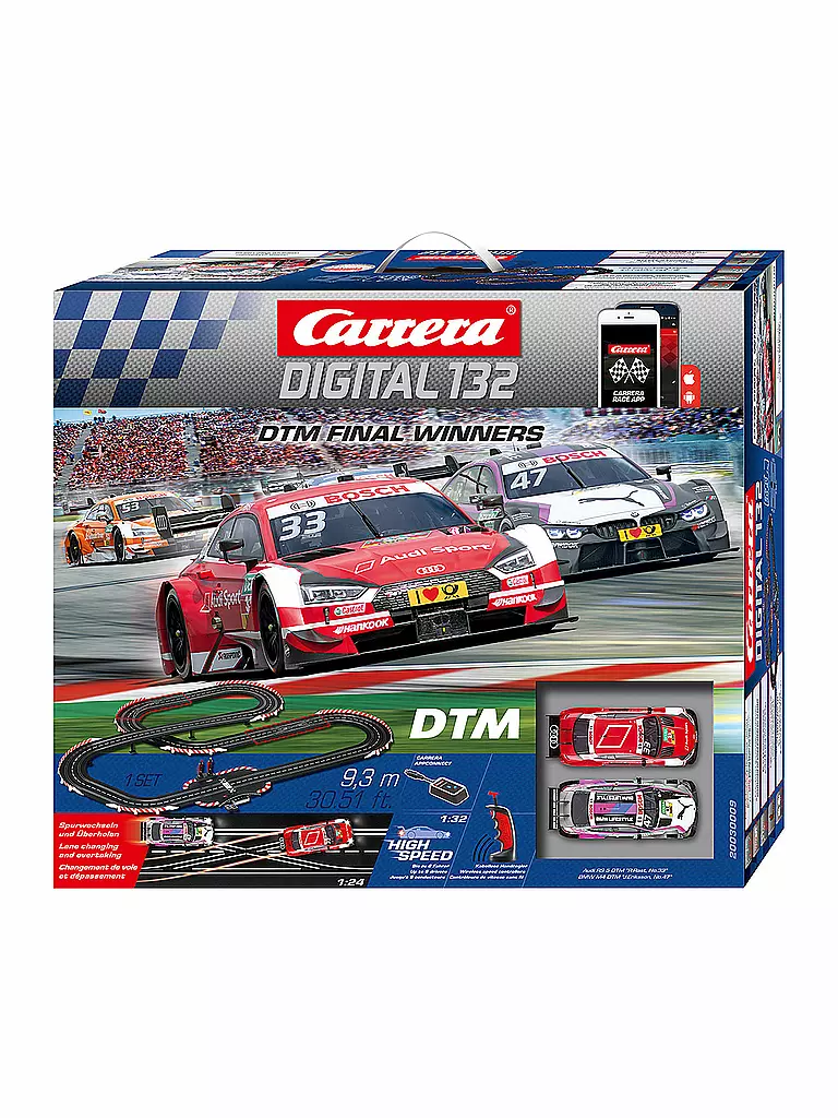 CARRERA | Rennbahn - Digital 132 - DTM Final Winners | transparent