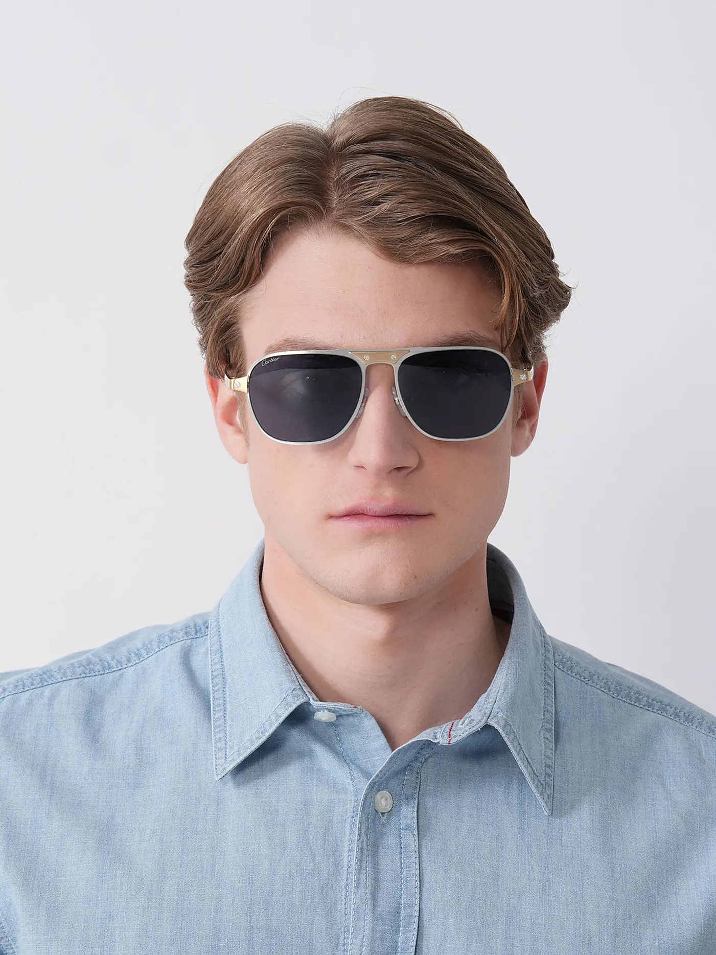 CARTIER | Sonnenbrille CT0532S | silber