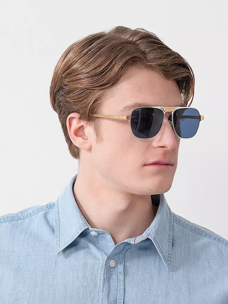 CARTIER | Sonnenbrille CT0532S | silber