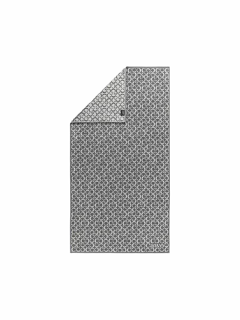CAWÖ | Duschtuch "Two Tone C-Allover" 80x150cm (graphit) | grau
