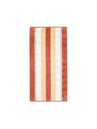 CAWÖ | Duschtuch NOBLESSE 80x160cm Anthrazit | orange