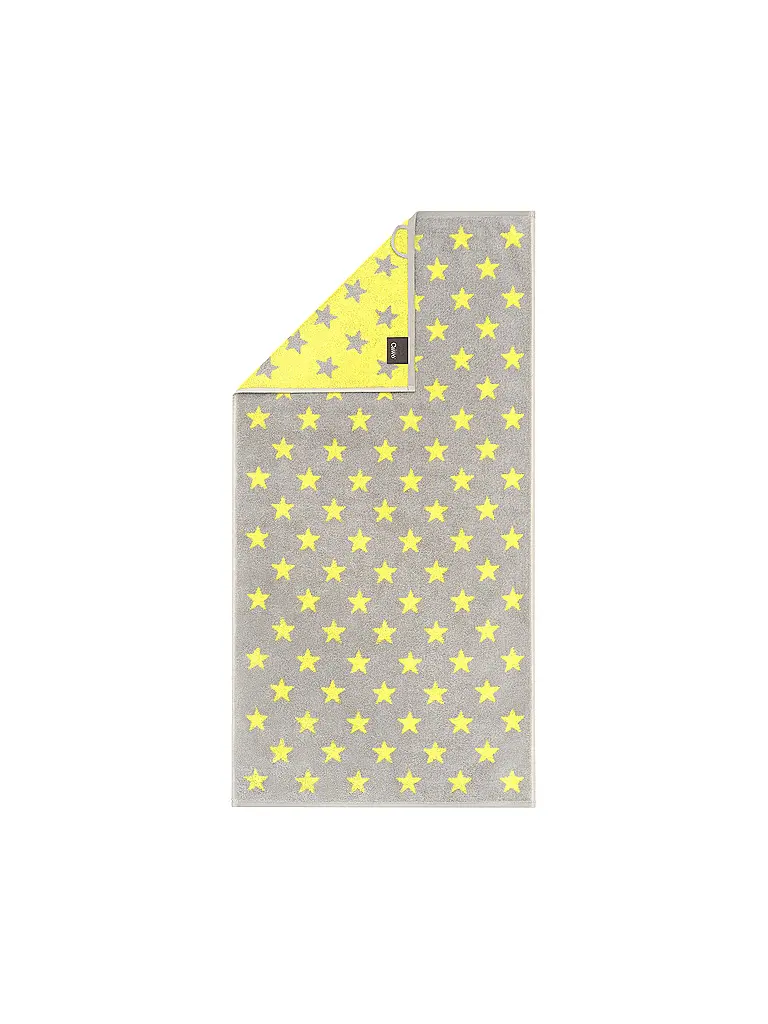 CAWÖ | Gästetuch NEW STAR 30x50cm Platin/Lime | gelb