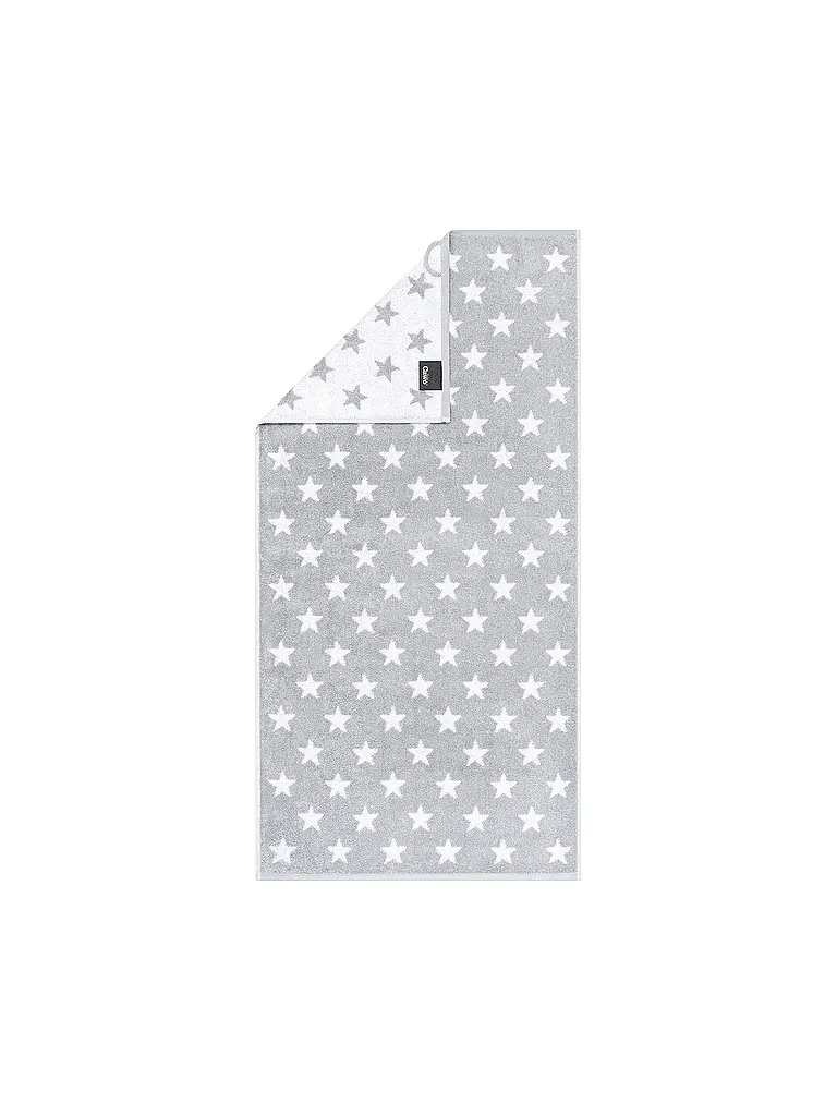 CAWÖ | Handtuch NEW STAR 50x100cm Platin/Weiss | weiss