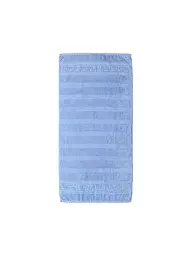 CAWÖ | Handtuch NOBLESSE 50x100cm Mittelblau | hellblau