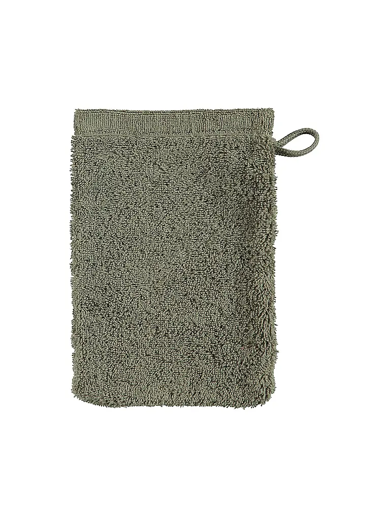 CAWÖ | Waschhandschuh 16x22cm C LIFESTYLE Field | dunkelgrün