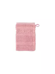 CAWÖ | Waschhandschuh NOBLESSE 16x22cm Lachs | rosa