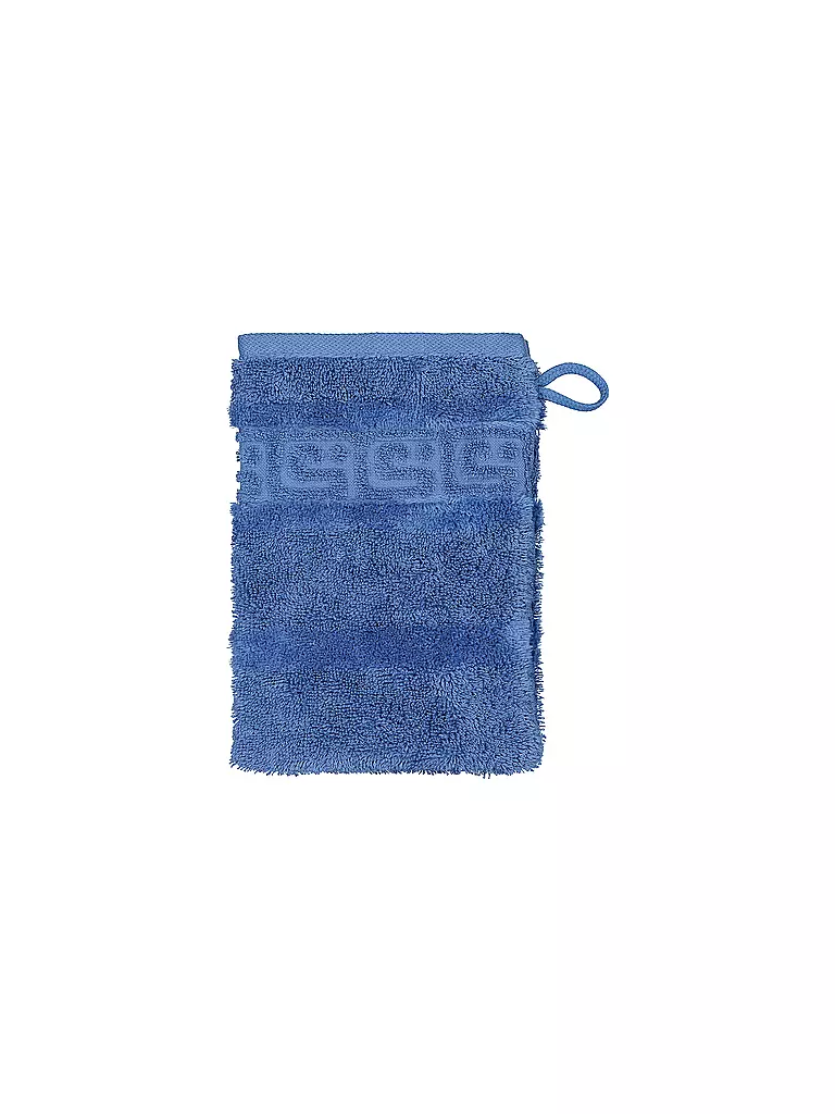 CAWÖ | Waschhandschuh NOBLESSE 30x50cm Saphir | blau