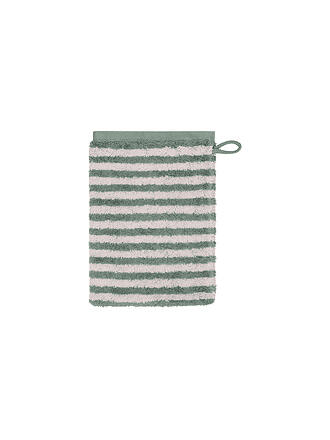 CAWÖ | Waschhandschuh 16x22cm CLUB STRIPES Eukalyptus