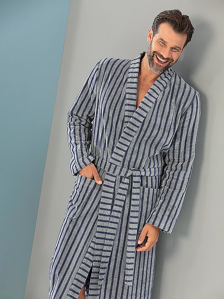 CAWÖ Peignoir pour hommes gris clair | 52