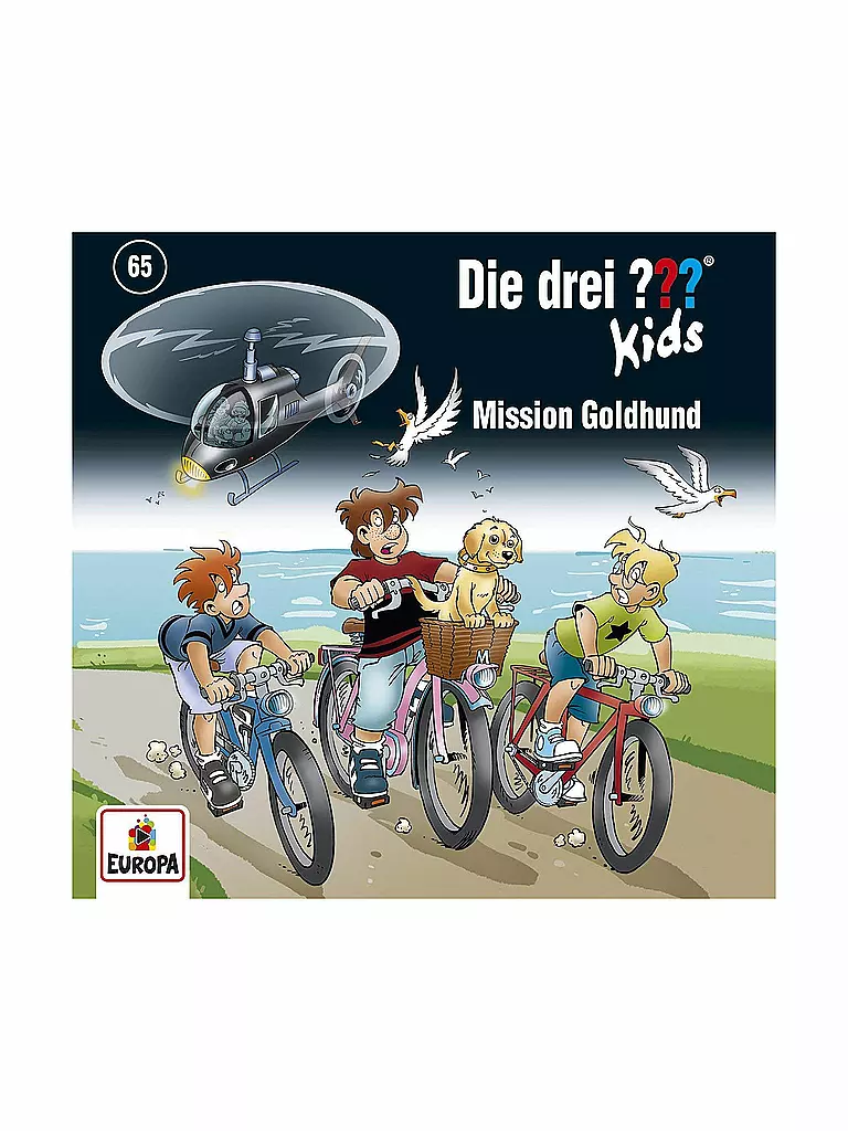 CD HÖRBUCH | Hörbuch - Die 3 Fragezeichen Kids - Mission Goldhund (65) | transparent