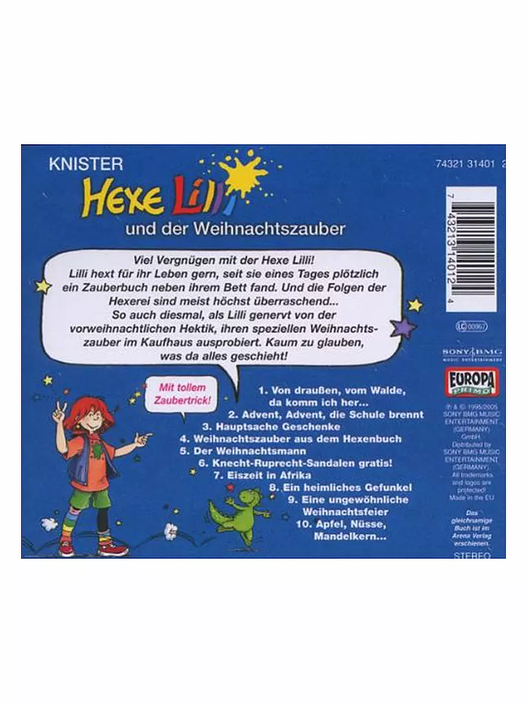 CD HÖRBUCH | Hörbuch - Hexe Lilli-und der Weihnachtszauber  | keine Farbe