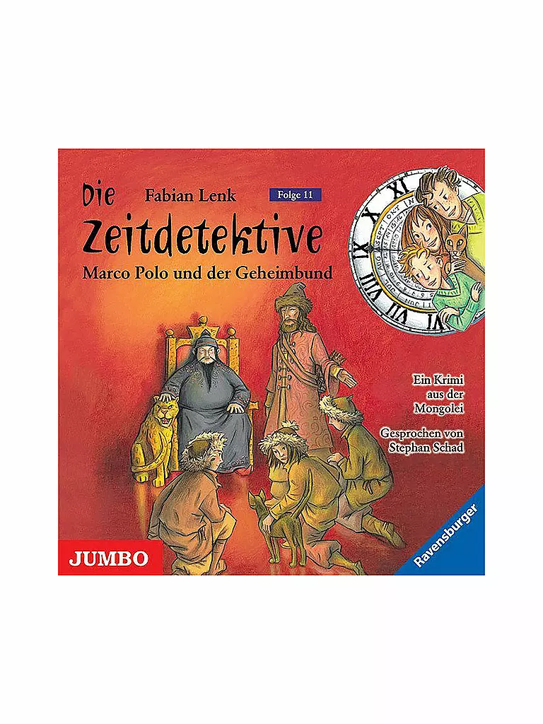 CD HÖRBUCH | Hörspiel - Die Zeitdetektive - Marco Polo und der Geheimbund (11) | transparent