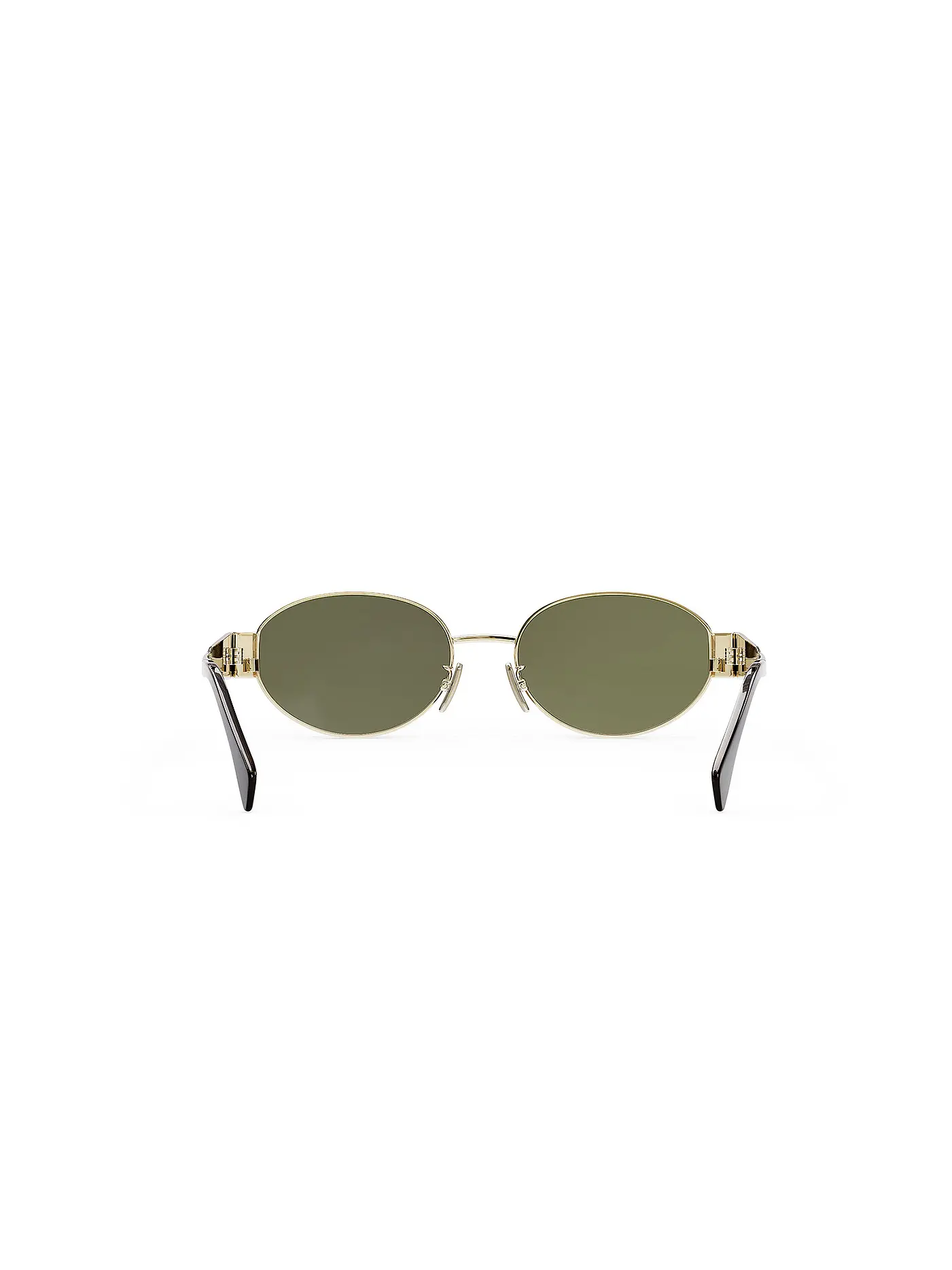CELINE | Metal Triomphe goldene ovale Sonnenbrille | gold