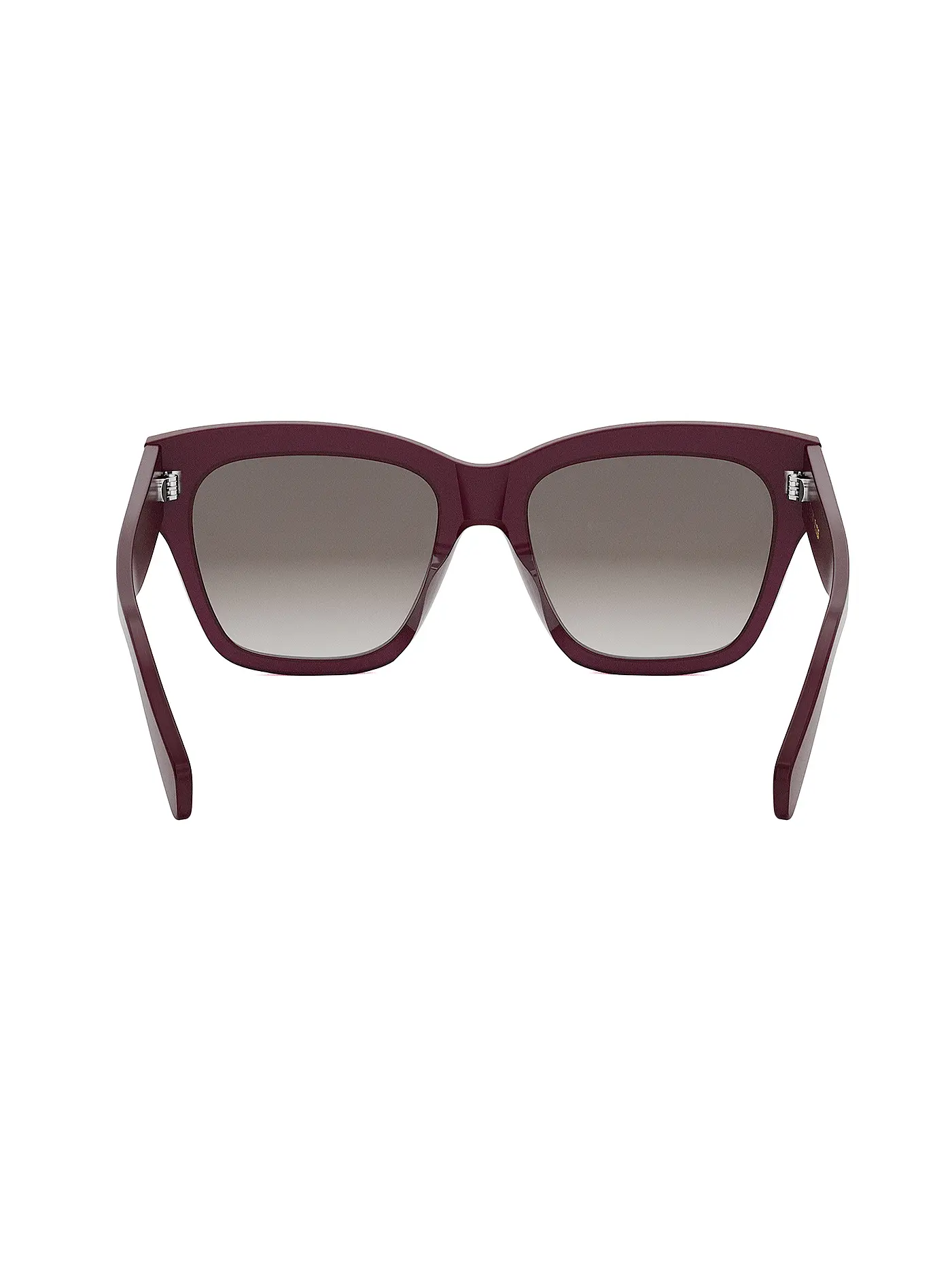 CELINE | Triomphe rote eckige Sonnenbrille | dunkelrot