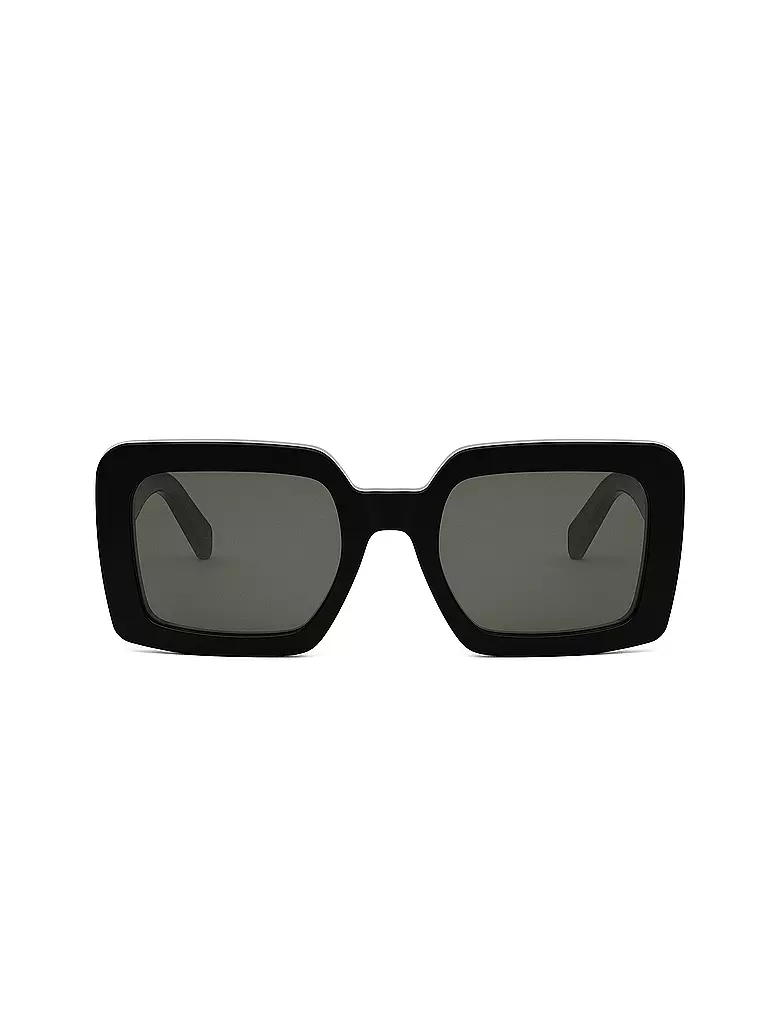 CELINE | Triomphe schwarze eckige Sonnenbrille | schwarz