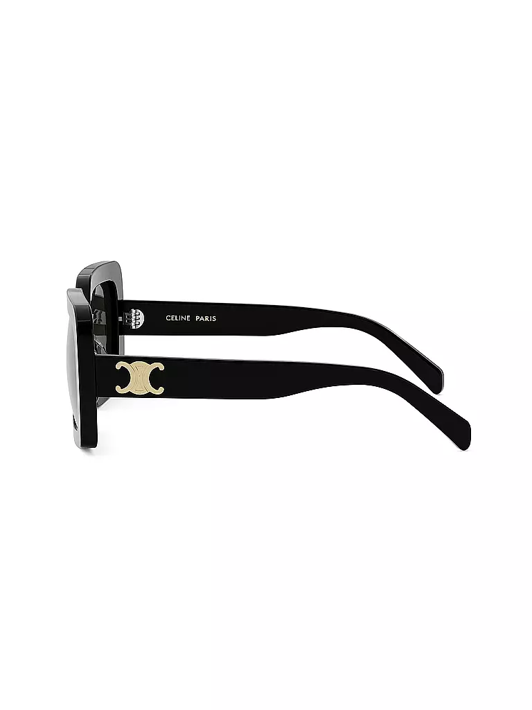 CELINE | Triomphe schwarze eckige Sonnenbrille | schwarz