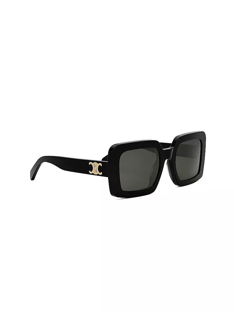 CELINE | Triomphe schwarze eckige Sonnenbrille | schwarz