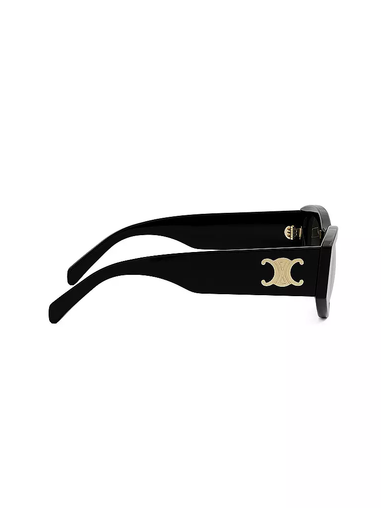 CELINE | Triomphe schwarze geometrische Sonnenbrille | braun
