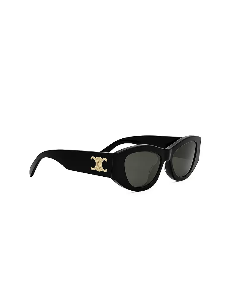 CELINE | Triomphe schwarze geometrische Sonnenbrille | braun
