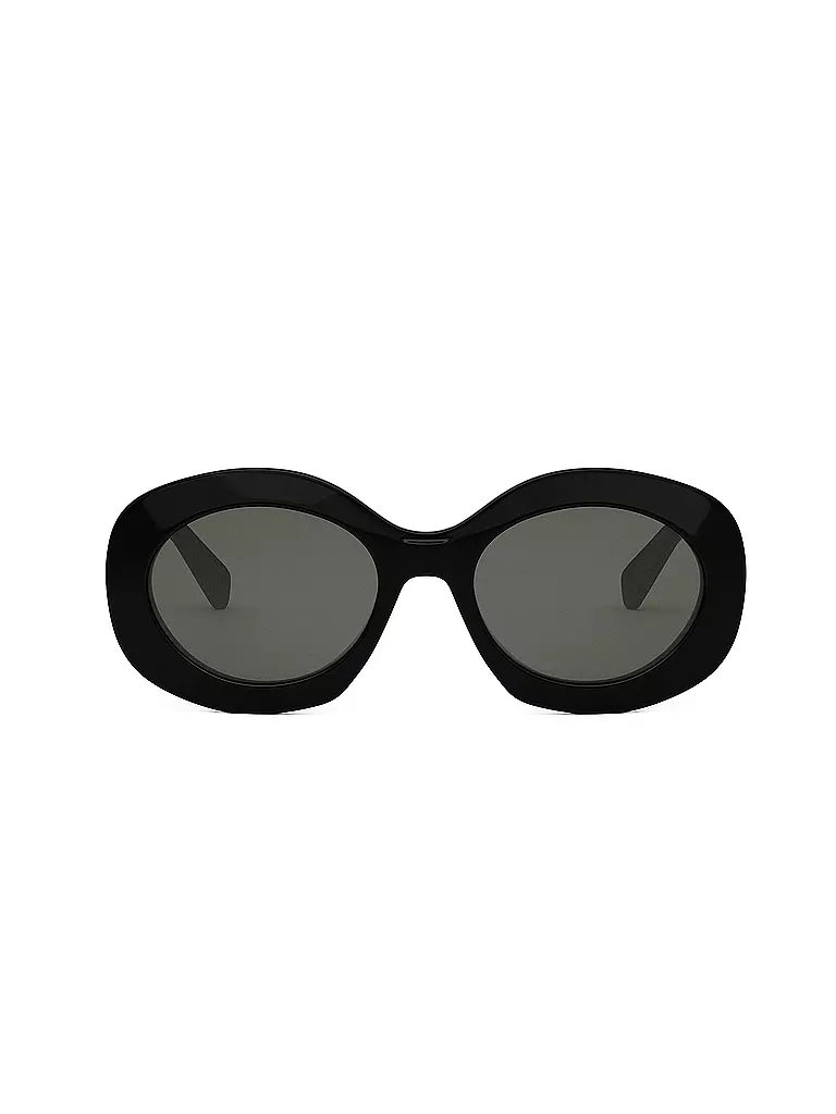 CELINE | Triomphe schwarze runde Sonnenbrille | dunkelrot