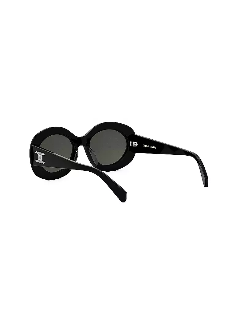 CELINE | Triomphe schwarze runde Sonnenbrille | dunkelrot