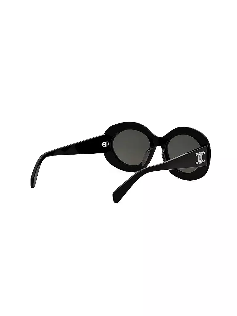 CELINE | Triomphe schwarze runde Sonnenbrille | dunkelrot