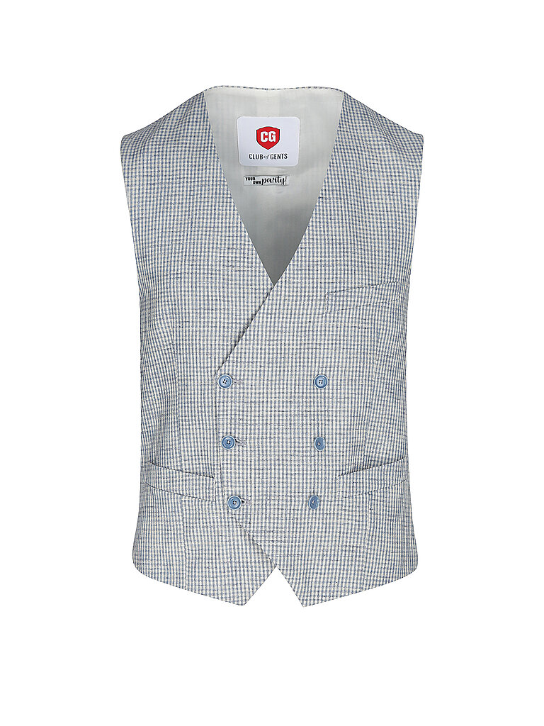 CG - CLUB OF GENTS Anzugweste hellblau | 46
