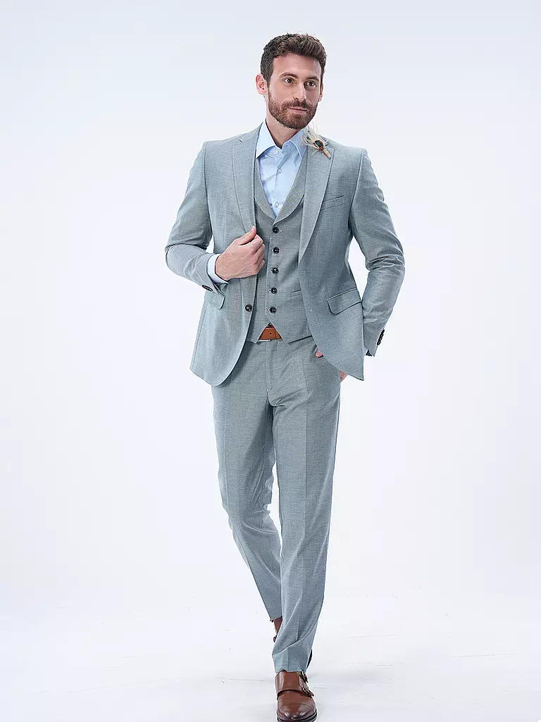 CG - CLUB OF GENTS | Anzughose Slim Fit PACO  | hellgrau