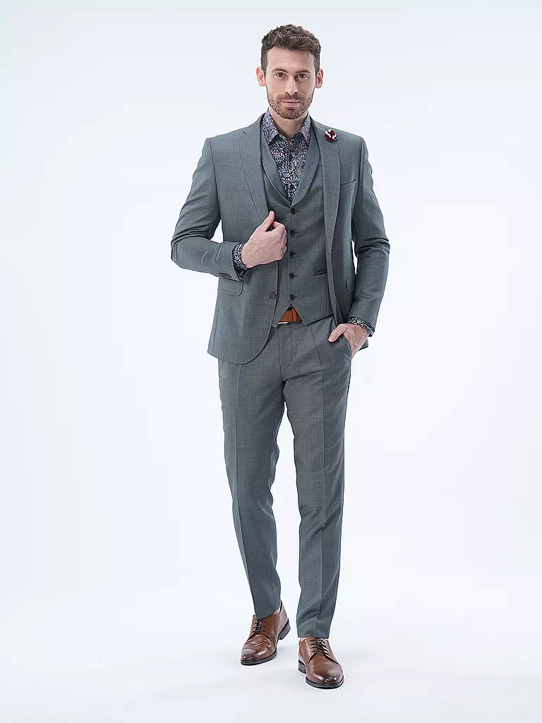 CG - CLUB OF GENTS | Anzughose Slim Fit PASCAL | hellgrün