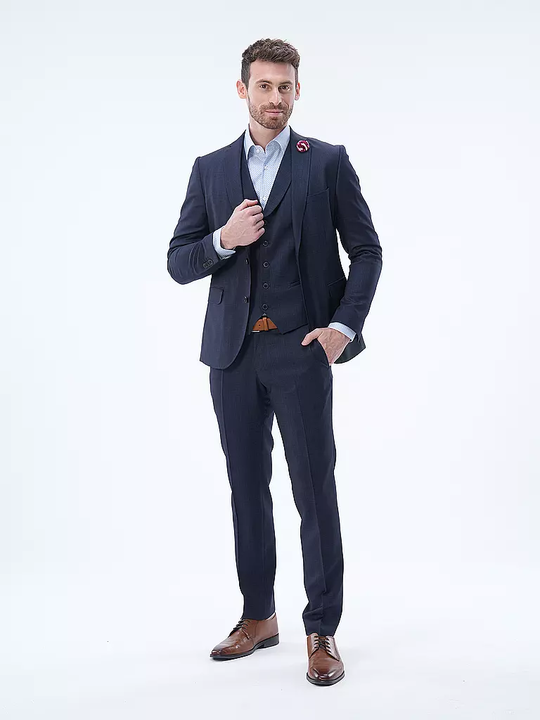 CG - CLUB OF GENTS | Anzughose Slim Fit PASCAL | dunkelblau