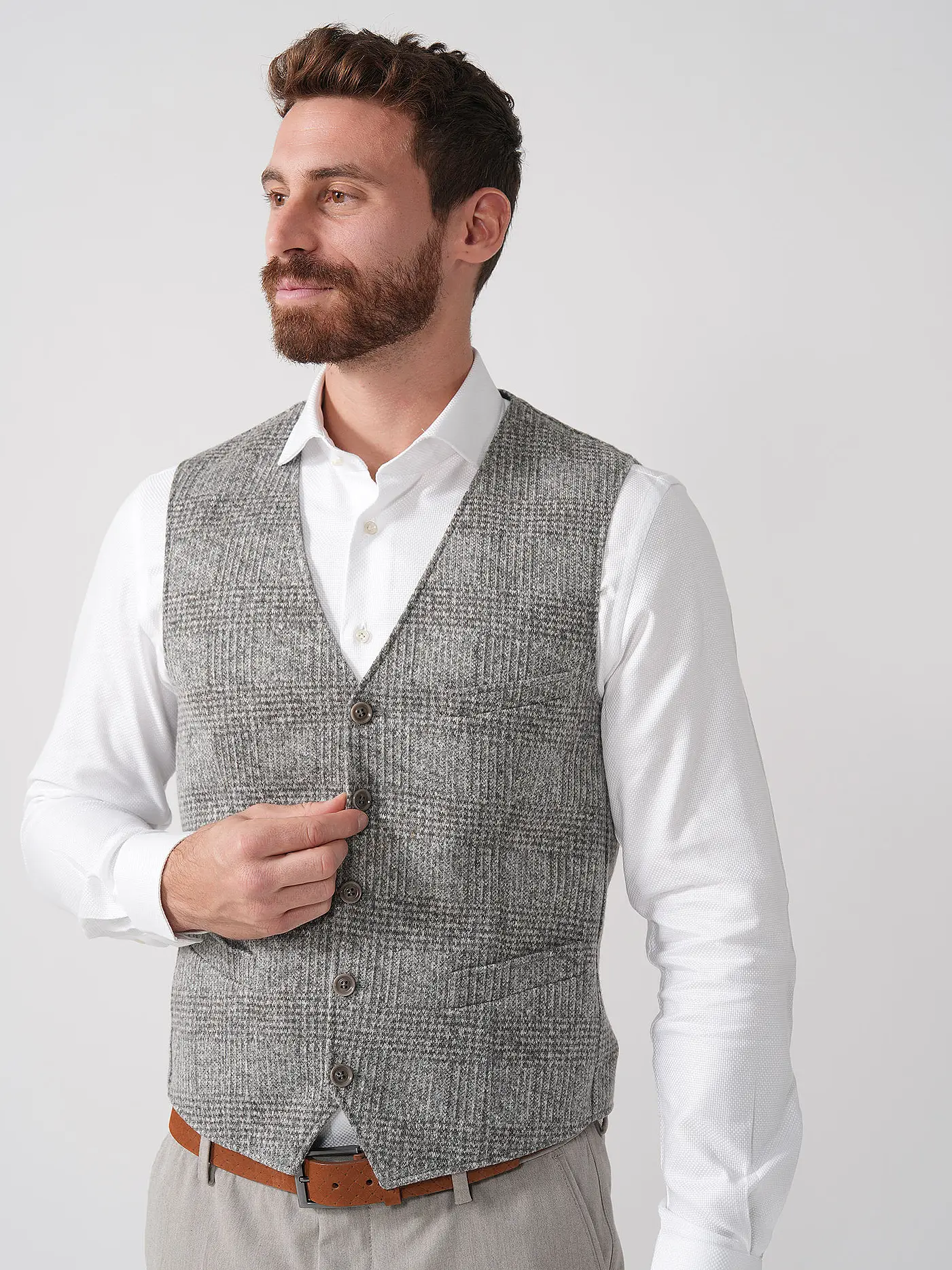 CG - CLUB OF GENTS | Anzugweste MOSLEY-J | grau