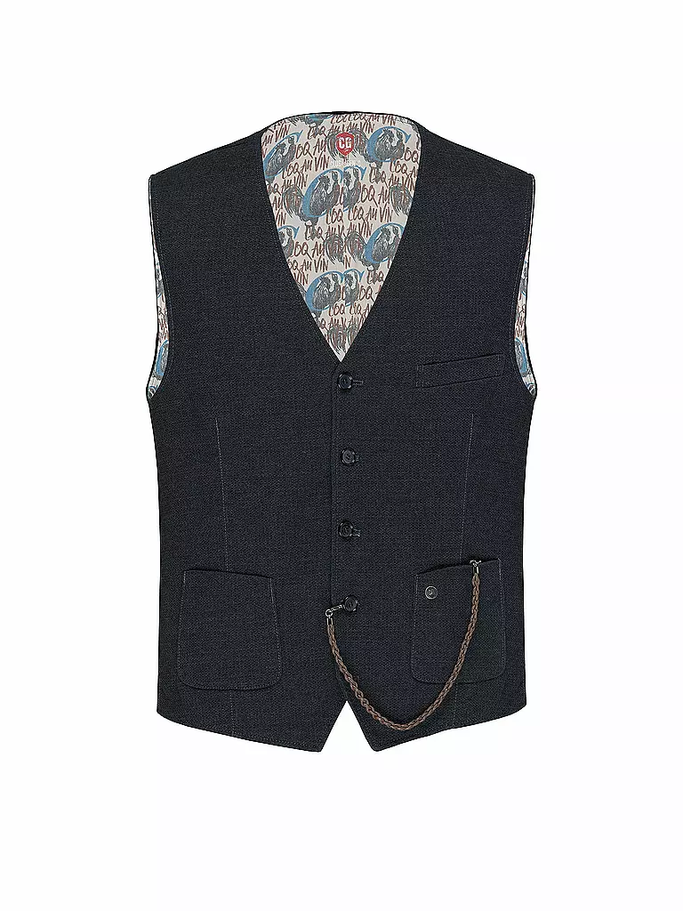 CG - CLUB OF GENTS | Gilet Slim Fit Miko | blau