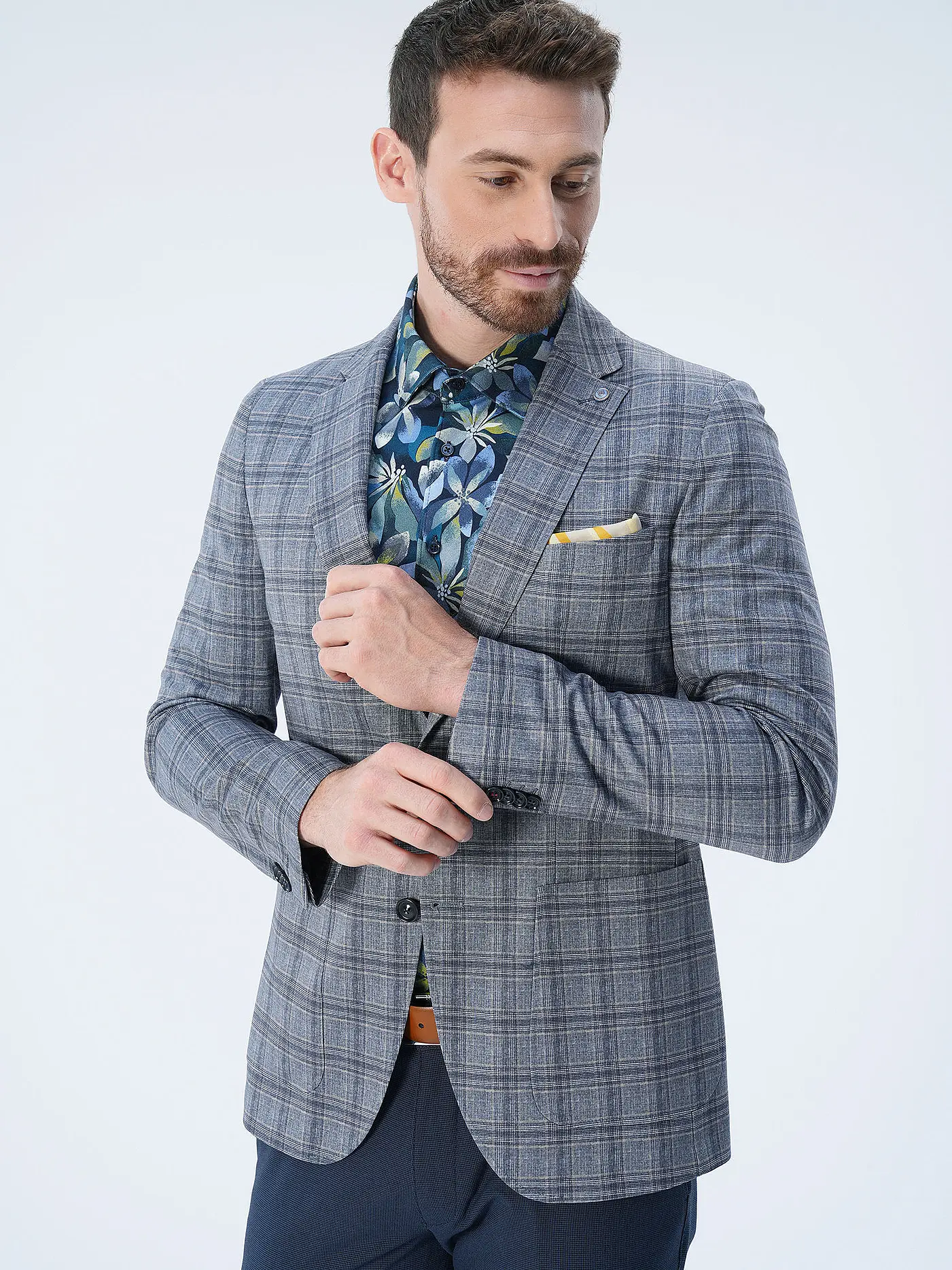 CG - CLUB OF GENTS | Sakko Slim Fit CUBA  | grau