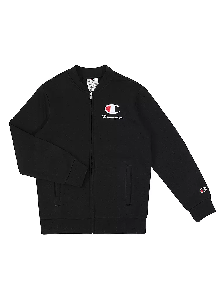 CHAMPION | Jungen Sweatjacke | schwarz